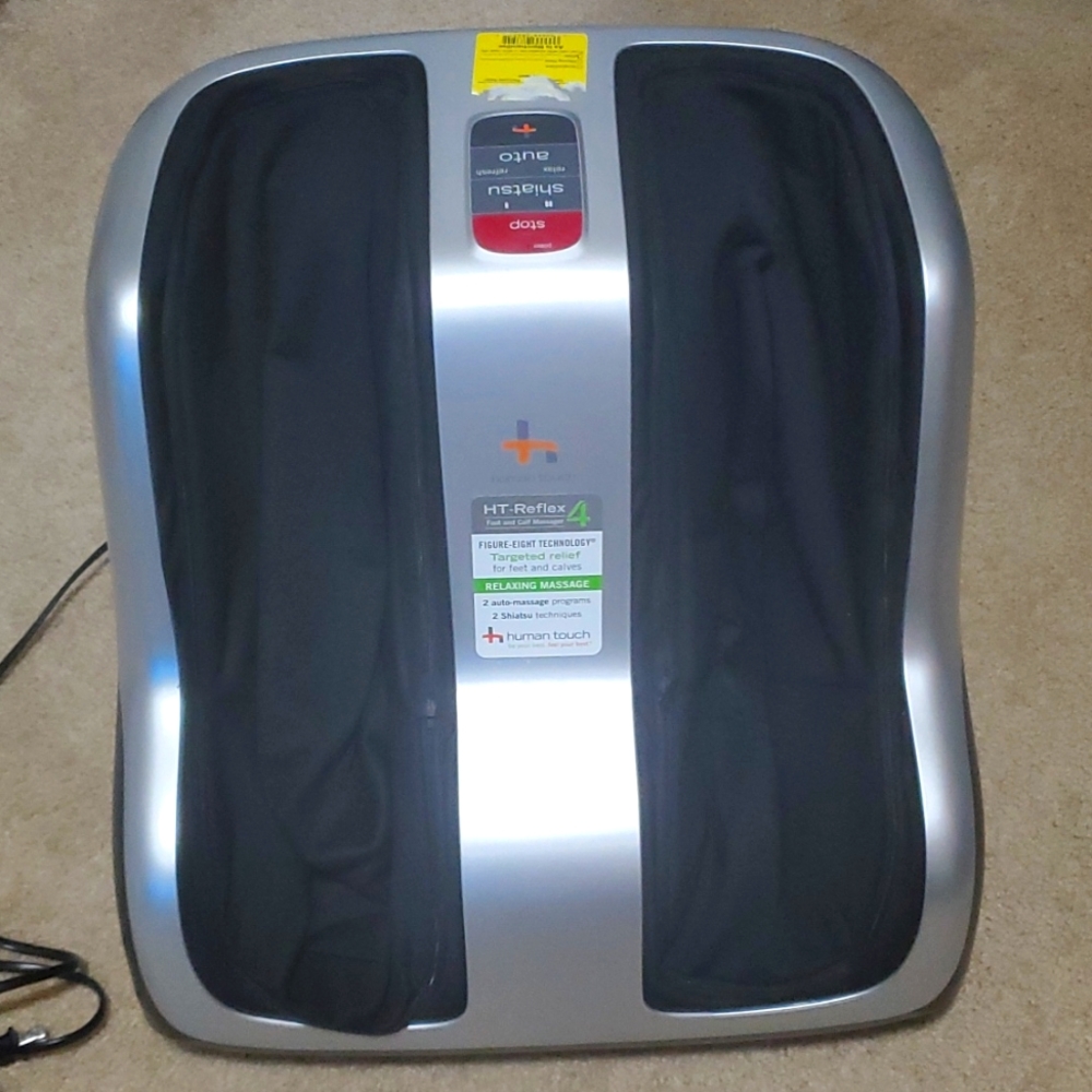 Human Touch Reflex SOL Foot & Leg Massager, Heat Plantar Fasciitis Relief and Sh